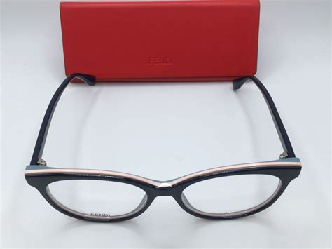 Fendi FF0254 Women's Blue Frame Demo Lens Round 